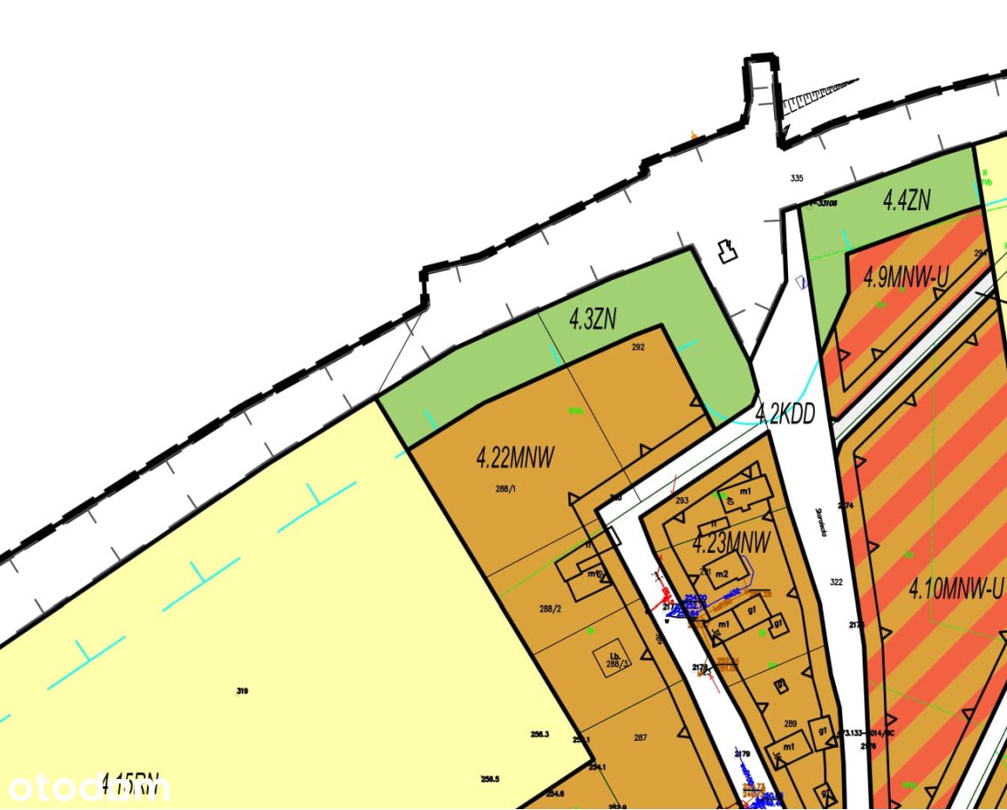 Działka 4040 m² | Nowy MPZP | Media przy działce | Widok na Pałac — Kamieniec Ząbkowicki