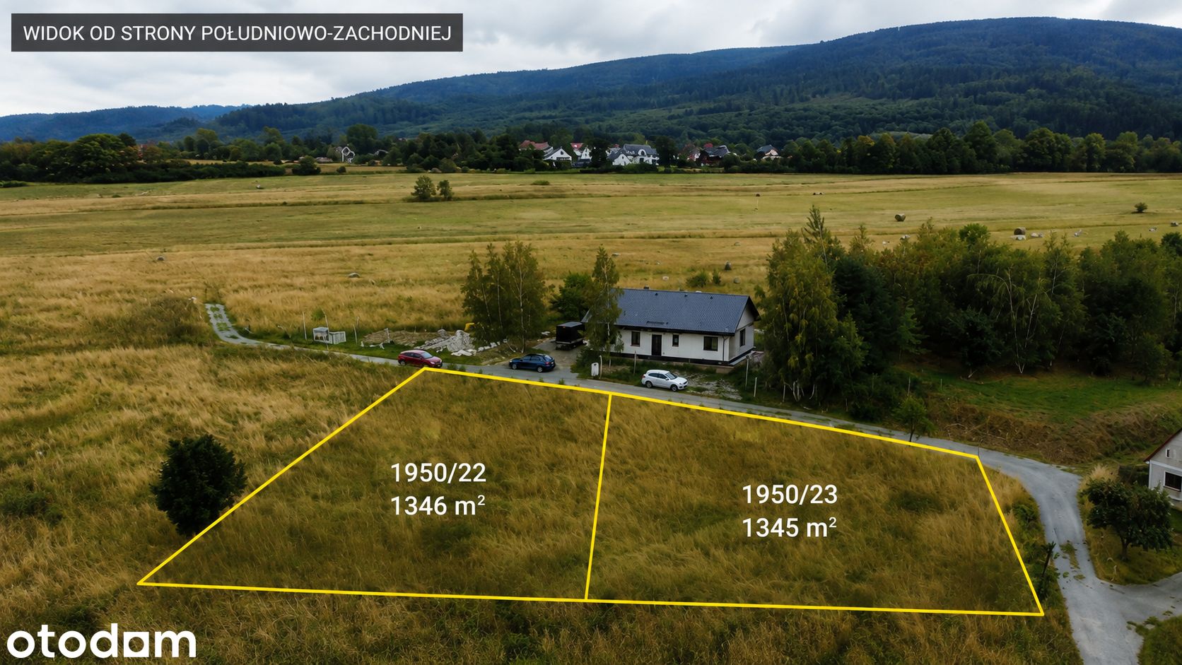 Działka 1346 m² w Szczytnej | możliwość zakupu dwóch — Szczytna