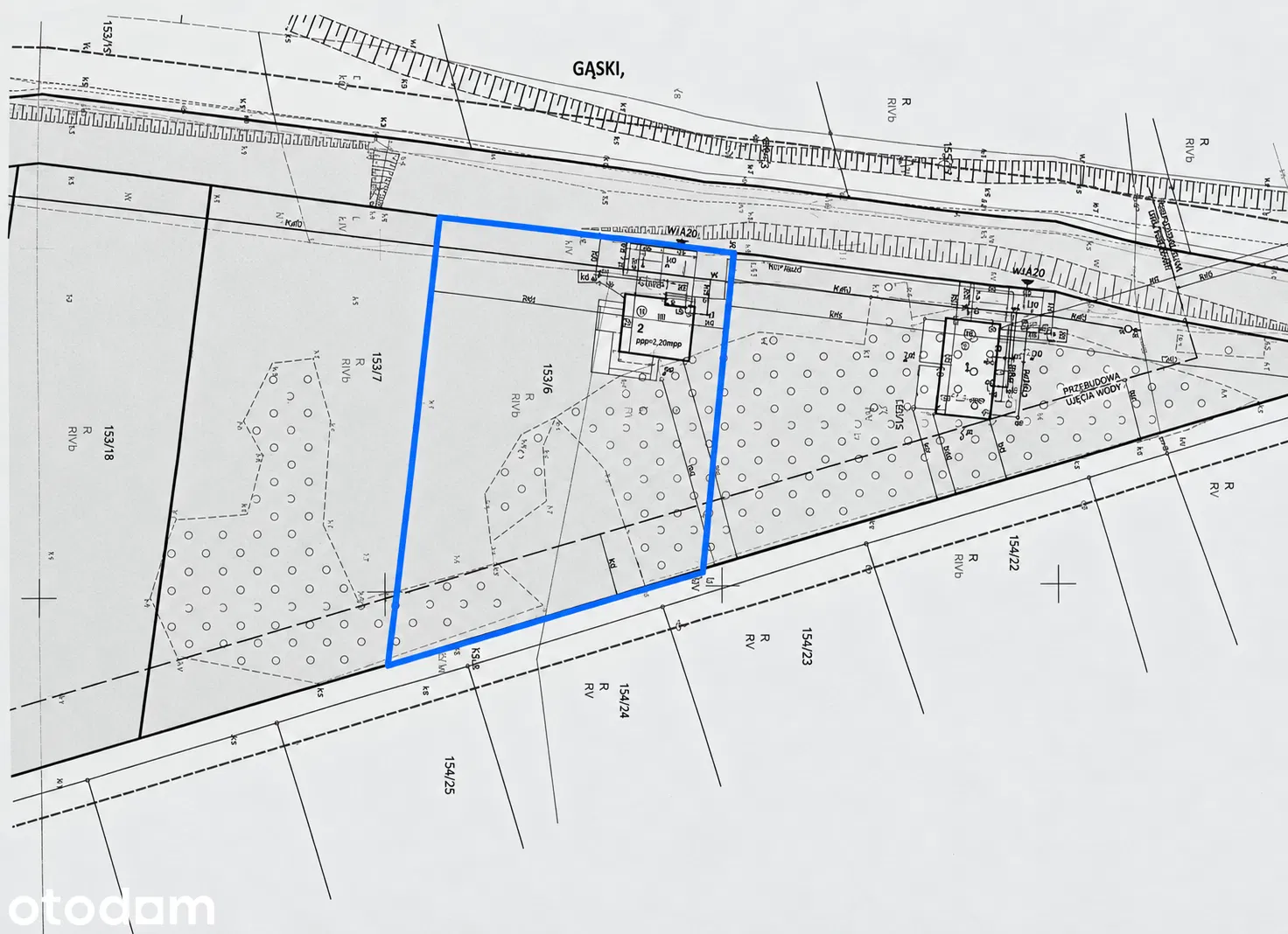 Gąski – 3000 m², pozwolenie na budowę domu — Gąski