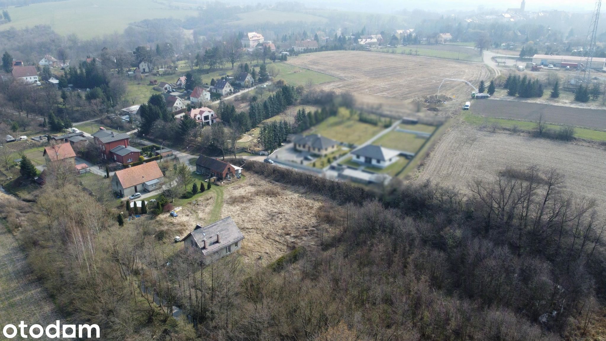 Działka budowlana – 2 domy jednorodzinne | Niemcza | 2174 m² — Niemcza