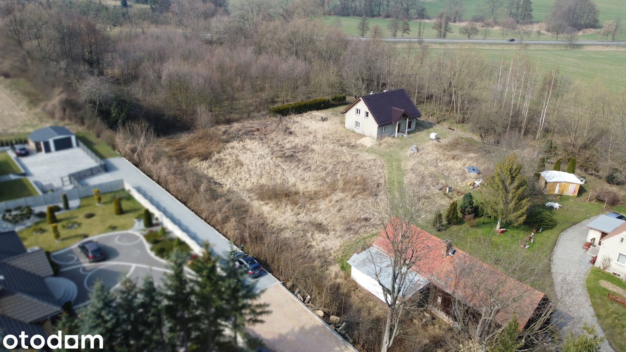 Działka budowlana – 2 domy jednorodzinne | Niemcza | 2174 m² — Niemcza