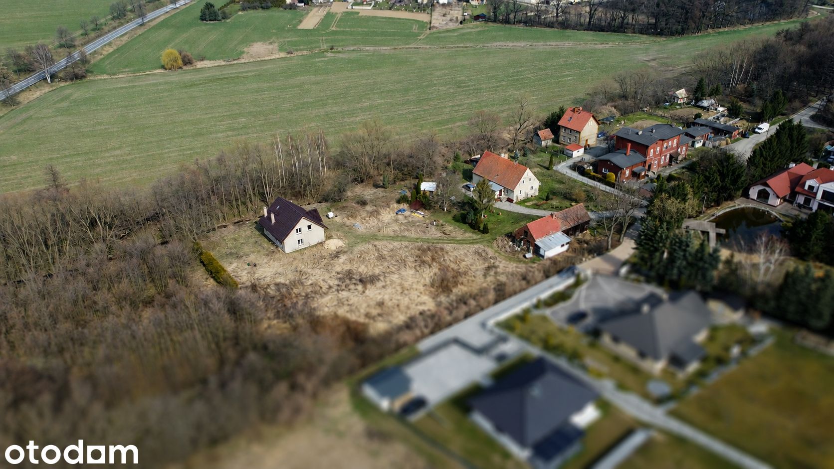 Działka budowlana – 2 domy jednorodzinne | Niemcza | 2174 m² — Niemcza